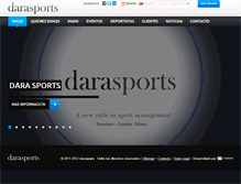 Tablet Screenshot of darasports.com